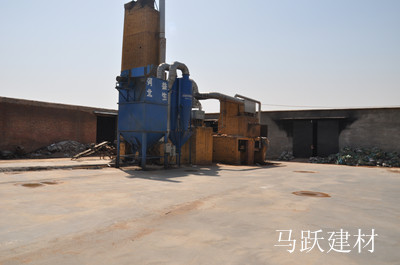 馬躍建材清明節假日期間開展工廠地面硬化，工廠綠化工作